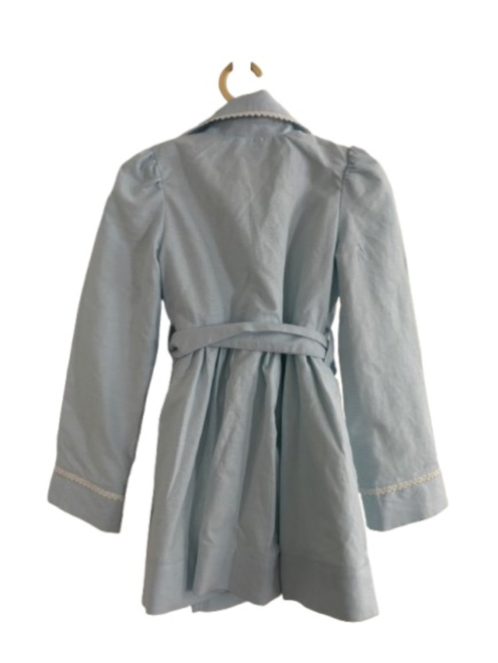 Girls' Trench with Floral Lining - Picture 4 of 5